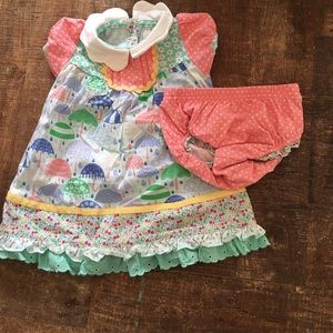 6-12 month Matilda Jane umbrella dress